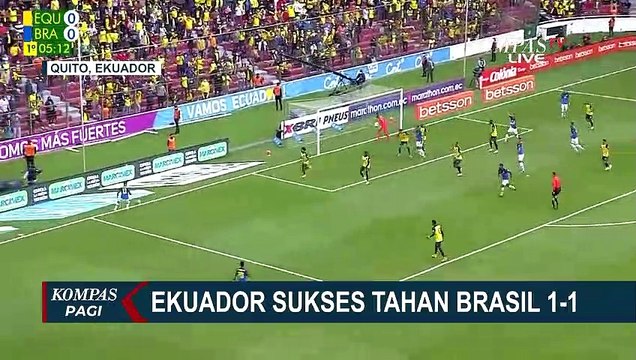 Kualifikasi Piala Dunia 2022, Ekuador Mampu Tahan Brasil 1-1
