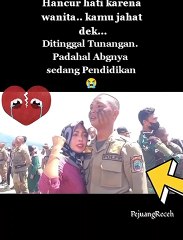 Viral...  Sang pria sedang pendikikan ditinggal pacar tunangan