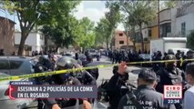 Dos policías fueron asesinados durante operativo por narcomenudeo en Azcapotzalco