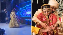 Mouni Suraj Wedding:  Mouni ने Suraj के साथ संगीत पर किया जबरदस्त डांस, Video Viral | FilmiBeat