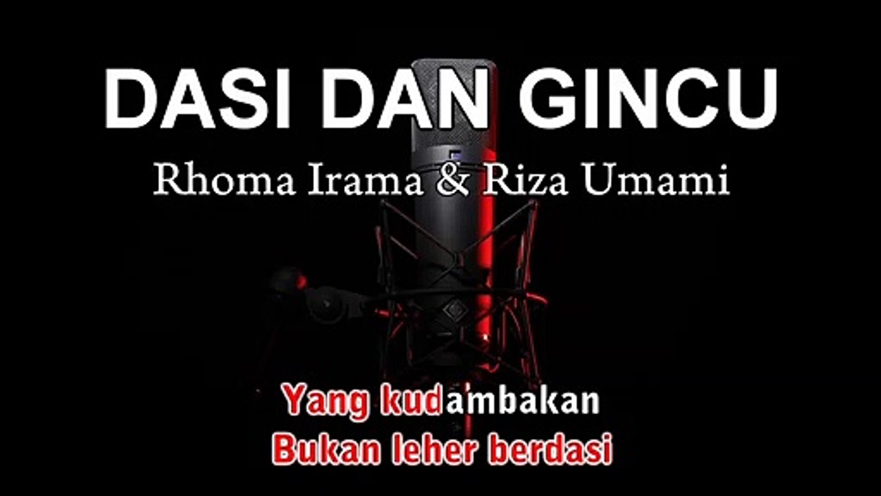 Dasi dan Gincu | Rhoma Irama & Riza Umami | Karaoke Tanpa Vokal