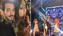 Mouni Suraj Wedding: Mouni के Tv के दोस्तों ने संगीत में डांस परफॉरमेंस से लगाई आग | FilmiBeat