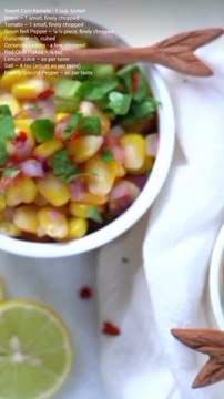 Indian sweet corn salad Recipe | How to make sweet Corn | sweet corn | स्वीट कॉर्न कैसे बनाते हैं | తీపి మొక్కజొన్న |