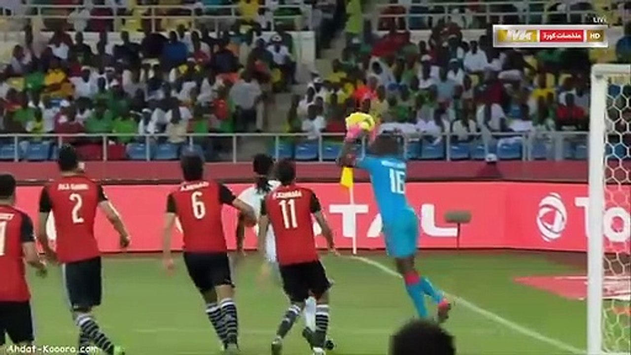 ملخص مباراه مصر وبوركينا فاسو (5-4) نصف نهائي امم افريقيا 2017 تعليق على محمد على HD