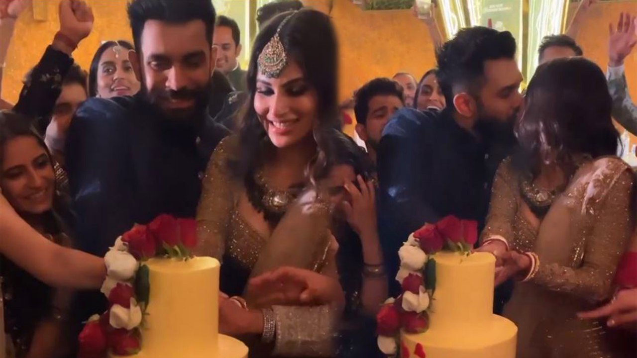 Mouni Roy-Suraj Nambiar Lock Lips In New Video From Sangeet