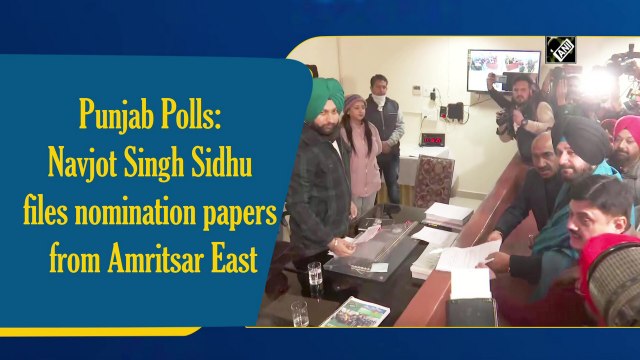 Punjab Polls: Navjot Singh Sidhu files nomination papers from Amritsar East