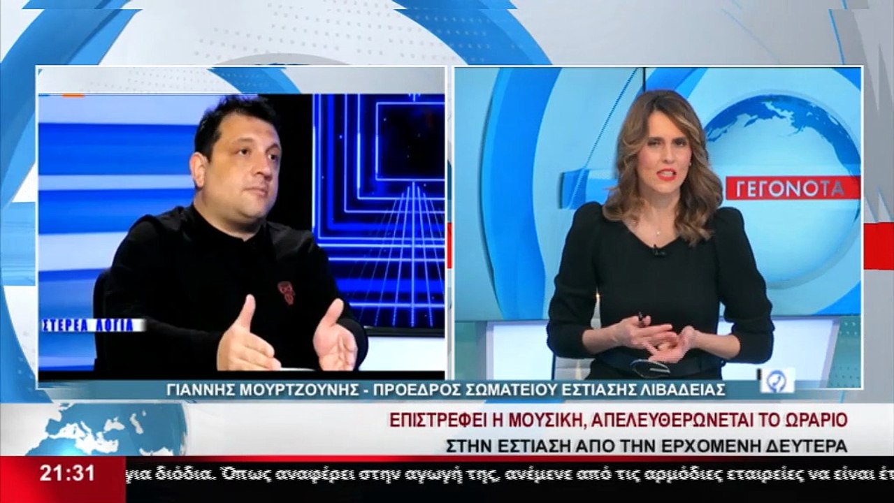 Ο Πρόεδρος του Σωματείου Εστίασης Λιβαδειάς, Γ....