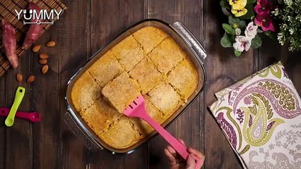 ‫صينية بطاطا حلوة بالفرن‬