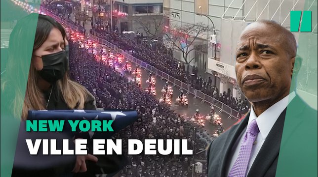 L'hommage grandiose de New York à un policier tué à 22 ans