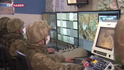 Metrelerce kar altında vatan nöbeti