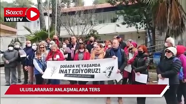 Marmaris’te yaşlı bakım evi önüne yat limanı tepkisi
