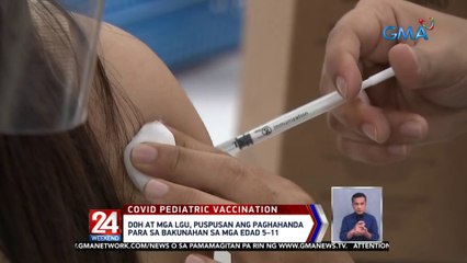 DOH at mga LGU, puspusan ang paghahanda para sa bakunahan sa mga edad 5–11 | 24 Oras Weekend