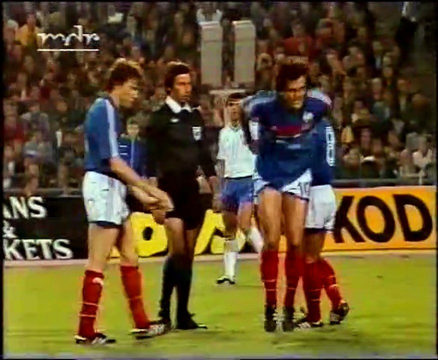 DDR v Frankreich 11 September 1985 WM-Qualifikation 1. Halbzeit