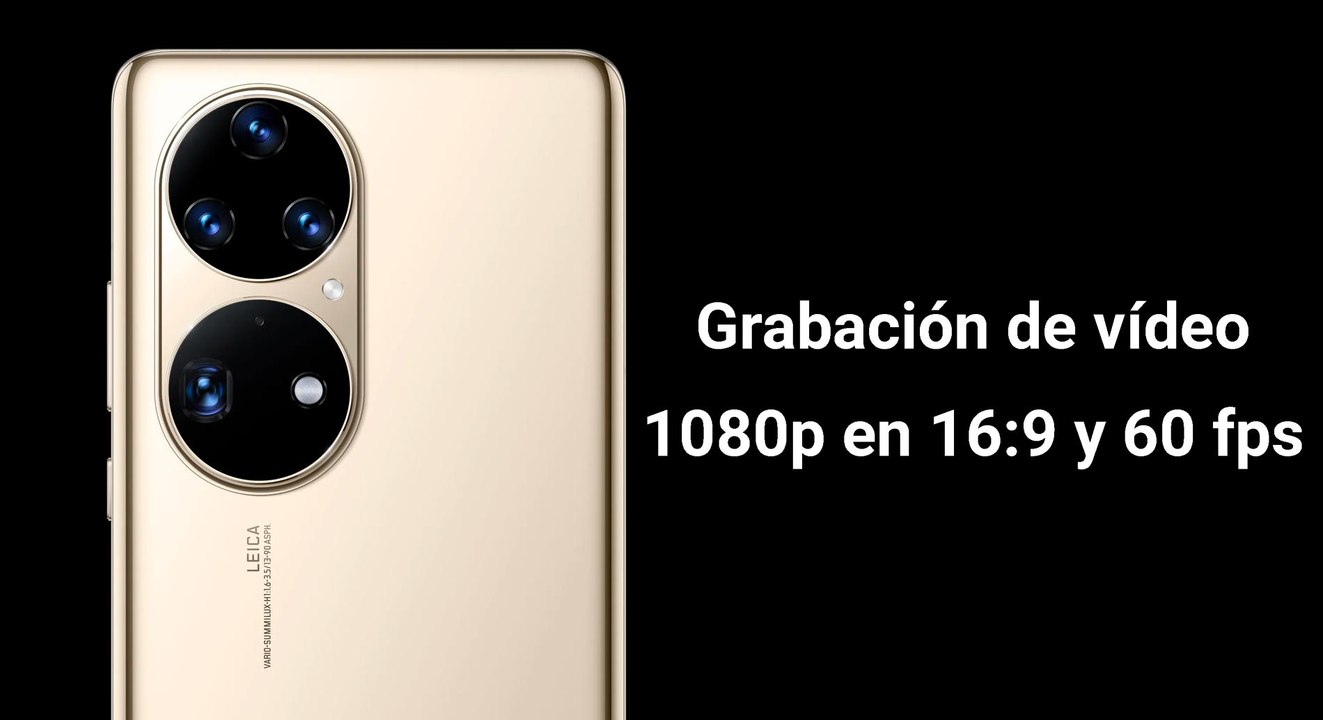 Vídeo grabado con el Huawei P50 Pro en 1080p y 60 fps