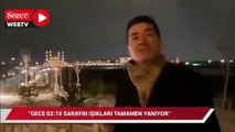 Vatandaş tasarruf yaparken, sarayın ışıkları sabaha kadar yanıyor