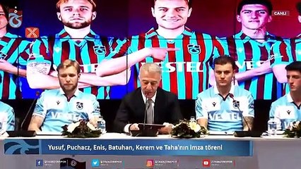 Trabzonspor, 6 futbolcuyla sözleşme imzaladı