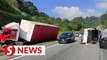 Trailer lorry causes massive pileup on KL-Karak Highway
