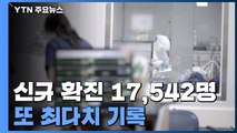 신규 확진 1만7천 명 넘기며 연일 '최다'...