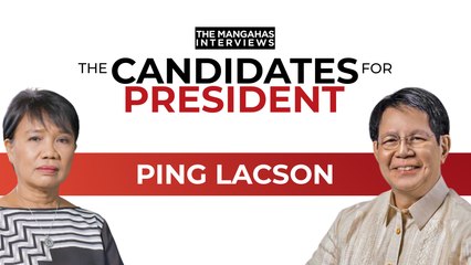 Sen. Panfilo "Ping" Lacson | THE MANGAHAS INTERVIEWS Special Election Series