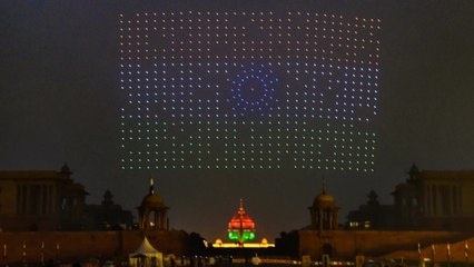 Beating Retreat ceremony: 1000 drones light up the sky