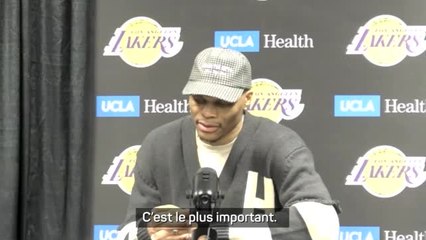 BASKETBALL : NBA : Lakers - Westbrook : "Toujours capable de produire ce genre de performance pour l'équipe"