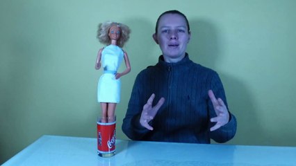 the barbie sewing cafe: how to make top and skirt for supersize barbie