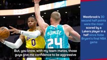 'Spectacular' Westbrook joins Kobe in Lakers' record books