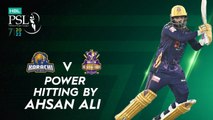 Power Hitting By Ahsan Ali | Karachi Kings vs Quetta Gladiators | Match 4 | HBL PSL 7 | ML2G