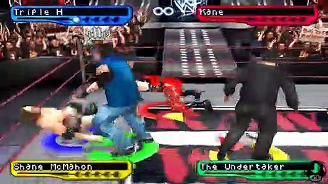 WWF Smackdown! 2 Triple H vs Kane vs Shane McMahon vs The Undertaker