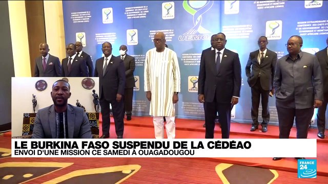 Le Burkina Faso suspendu de la CEDEAO : envoie d'une commission ce samedi à Ouagadougou