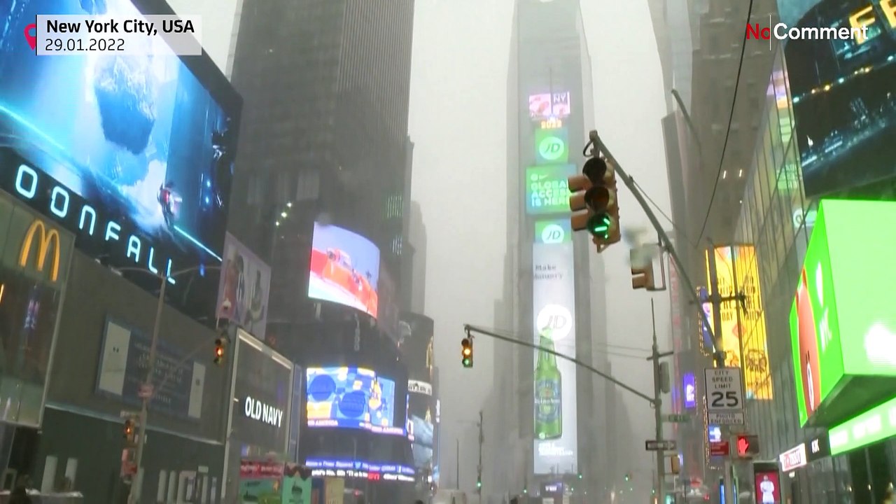 Bisher schlimmster Sturm des Jahres: 5 cm Schnee pro Stunde in New York