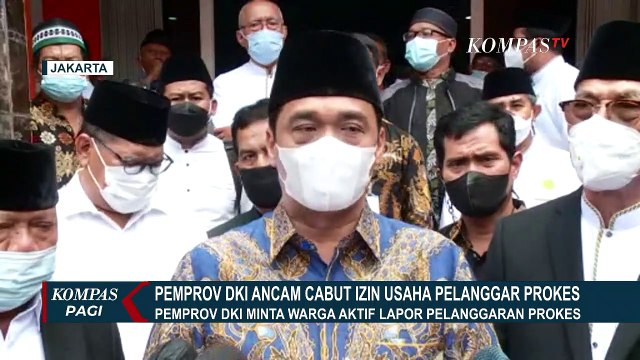 Pemprov DKI Ancam Cabut Izin Tempat Usaha yang Langgar Prokes