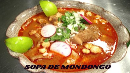 MENUDO ROJOSOPA DE MONDONGOSOPA DE PANCITA DE RES .