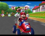 GameCube Gameplay - Mario Kart Double Dash - Mario Circuit - Mario and Luigi