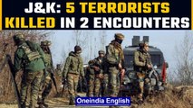 J&K: 5 terrorists, including JeM commander Zahid Wani, killed in two encounters | Oneindia News