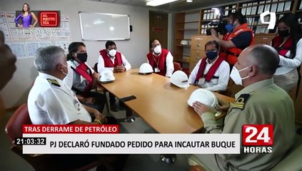 PJ declaró fundado pedido de incautación de buque que trasladó barriles de petróleo de Repsol