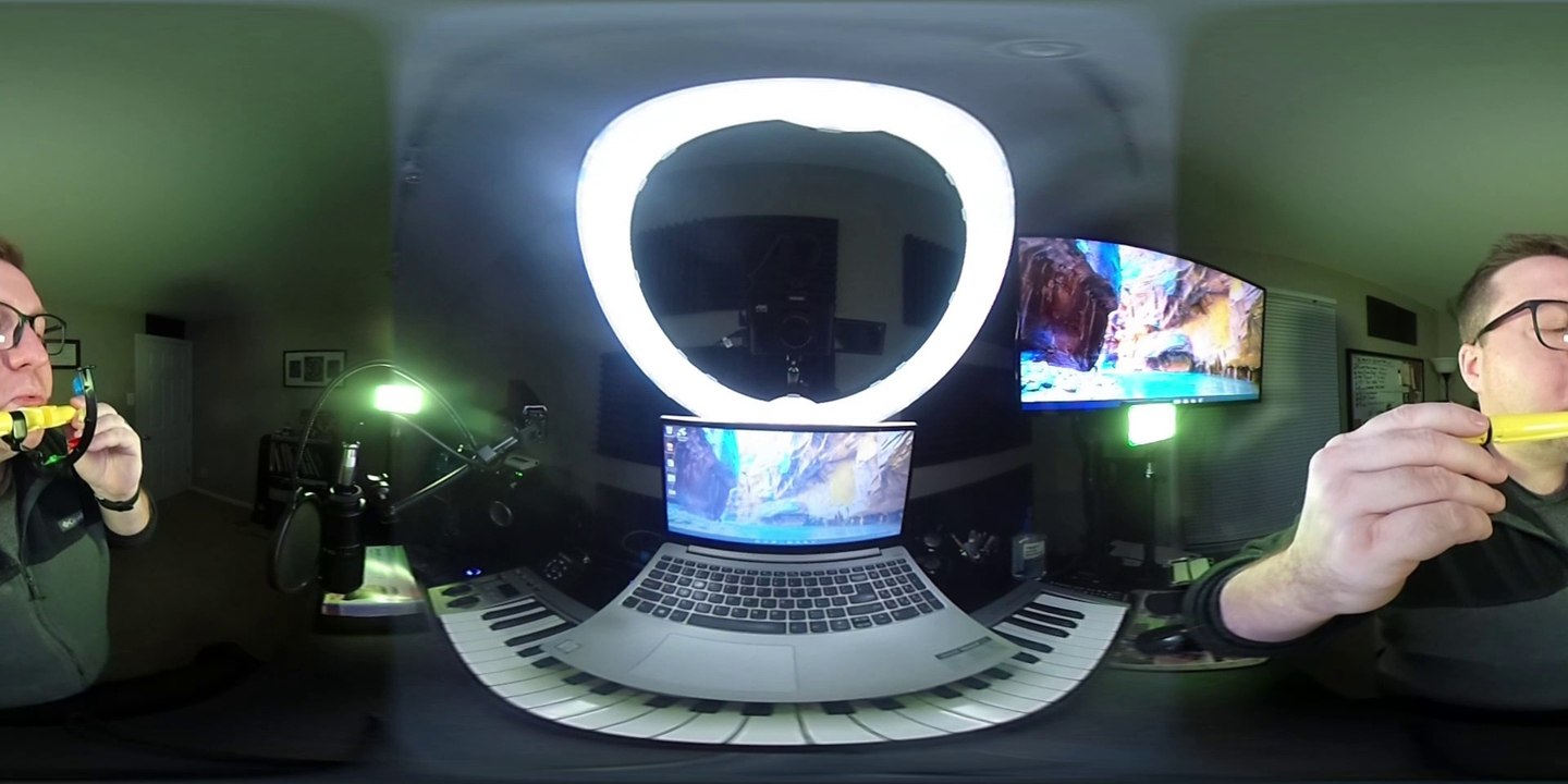 Phenomenal Tool for Focusing Flute Air Direction in 360 VR
