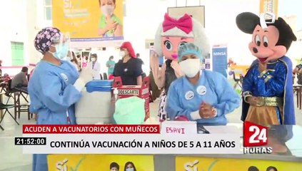 Covid-19: niños de 5 a 11 años con o sin comorbilidades podrán vacunarse mañana