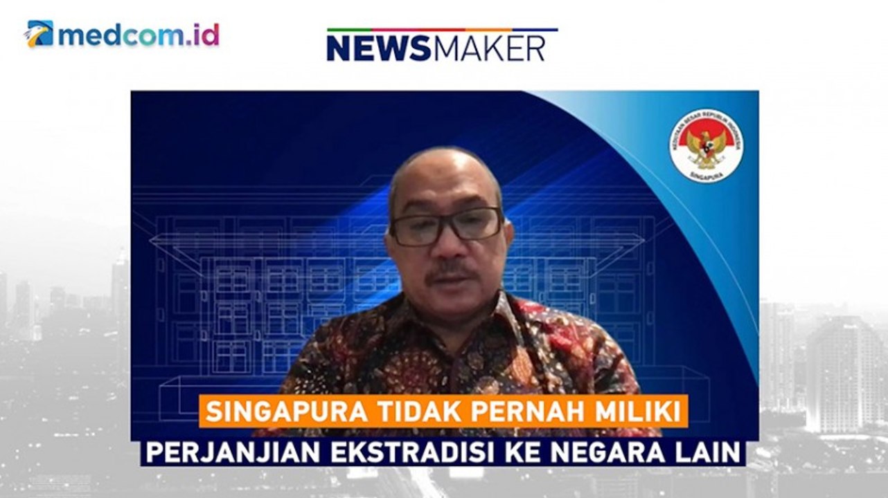 Perjanjian Ekstradisi RI-Singapura, Dubes RI un...