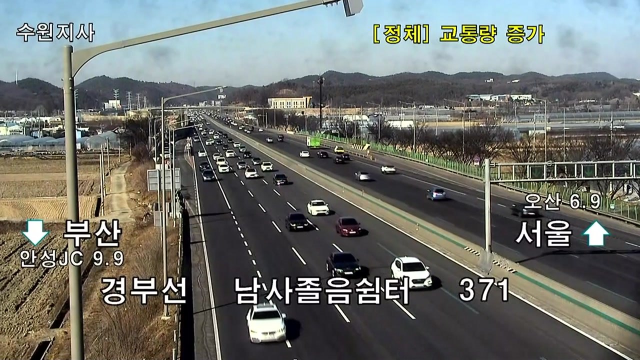 [이 시각 고속도로 교통 상황] 설 연휴 둘째 날...현재 고속도로 상황은? / YTN