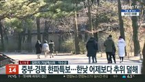 [날씨] 전국 맑고 추위 여전…내일 밤사이 중부·전북 눈