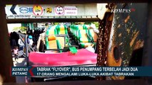 Bus Tabrak Flyover di Simpang Lapan Padang Panjang, Diduga Sopir Tak Kuasai Rute Jalan