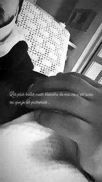 Slimane, papa d'une petite fille, a dévoilé cette vidéo avec bébé sur Instagram.