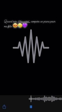 Slimane a dévoilé la composition musicale de son amie Lea Castel, offerte comme cadeau de naissance pour son bébé, sur Instagram.