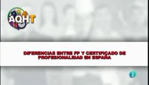 DIFERENCIAS ENTRE FP Y CERTIFICADO DE PROFESIONALIDAD EN ESPAÑA
