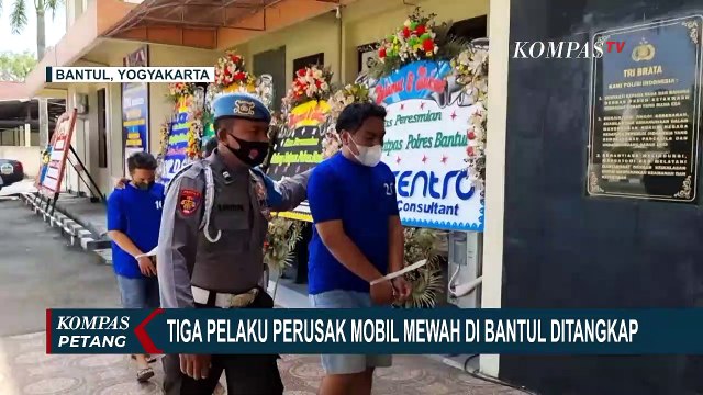 Polisi Berhasil Tangkap 3 Pelaku Perusakan Mobil Mewah dan Pengeroyokan di Bantul