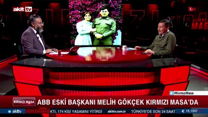Kırmızı Masa'nın konuğu ABB Eski Başkanı Melih Gökçek