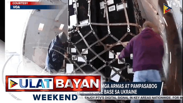 US Air Force, nagpadala ng mga armas at pampasabog sa Dover Air Force Base base sa Ukraine
