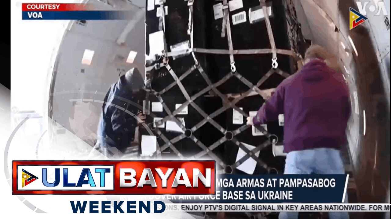 US Air Force, nagpadala ng mga armas at pampasabog sa Dover Air Force Base base sa Ukraine