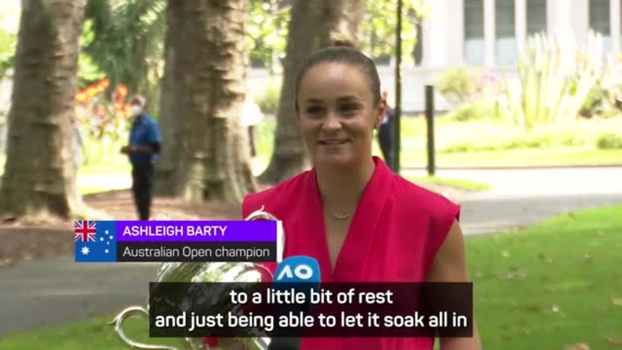 'Australian Open win hasn't sunk in yet' - Barty